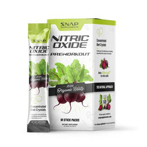 Snap Supplements, Nitric Oxide Organic Beets Stick, 10 Packet
