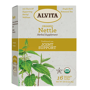 Alvita Teas, Nettle Leaf Herbal Tea Supplement, 16 Bags