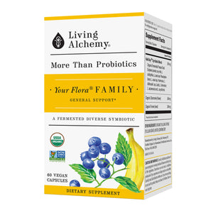 Living Alchemy, Your Flora Probiotics Family General Support, 60 Caps