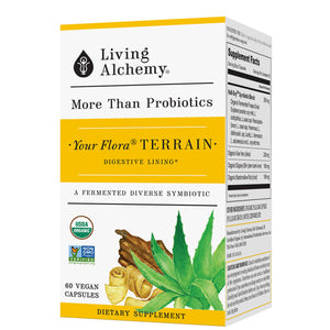 Living Alchemy, Your Flora Probiotics Terrain Gut & Digestive Lining, 60 Caps