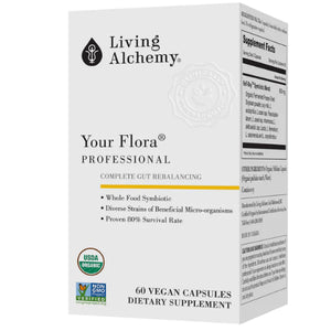 Living Alchemy, Your Flora Probiotics Professional Complete Gut Rebalancing, 60 Caps