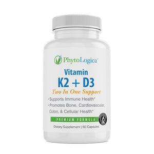 Phytologica, Vitamin K2 D3, 60 Caps