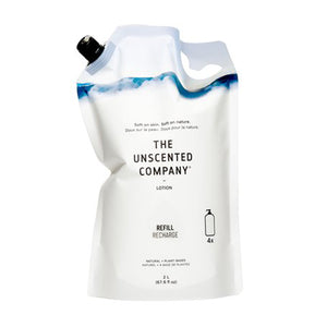 The Unscented Company, Hand & Body Lotion Refill Pouch, 67.6 Oz