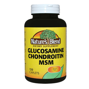Nature's Blend, Glucosamine / Chondroitin / Msm, 120 Caplets