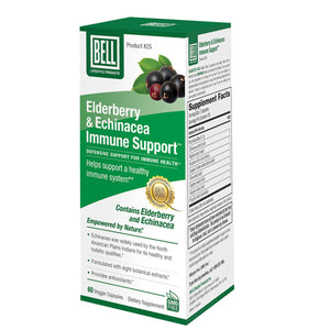 Bell Lifestyle, Elderberry Echinacea Immune Support, 60 Caps