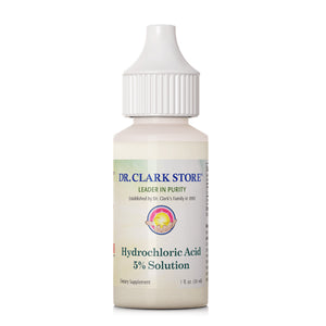 Dr. Clark Store, Hydrochloric Acid 5%, 1 Oz