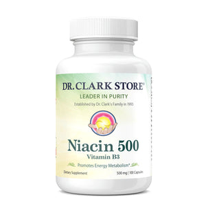 Dr. Clark Store, Niacin, 500 mg, 100 Caps