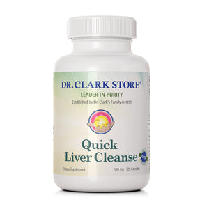 Dr. Clark Store, Quick Liver Health Protocol, 520 mg, 125 Caps