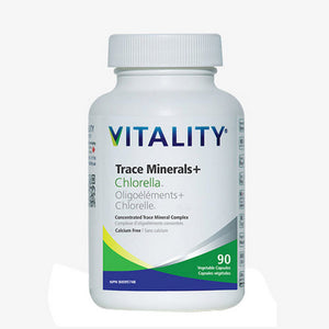 Vitality, VITALITY Trace Minerals + Chlorella, 90 VegCaps