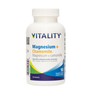 Vitality, VITALITY Magnesium + Chamomile, 90 VegCaps
