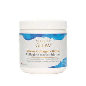 Vitality, VITALITY GLOW Marine Collagen + Biotin, 153 Grams