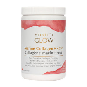 Vitality, VITALITY GLOW Marine Collagen + Rose, 200 Grams