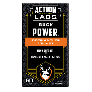 Action Labs, Buck Power Deer Antler Velvet, 60 Caps