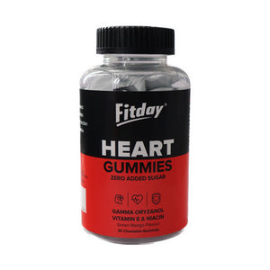 Fitday, Fitday Heart Gummies, Green Mango Flavour 30 Chewable Gummies
