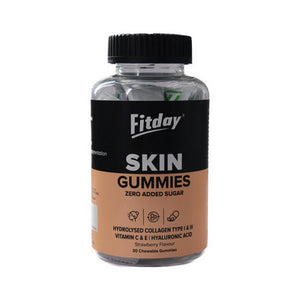 Fitday, Fitday Skin Gummies, Strawberry Flavour 30 Chewable Gummies