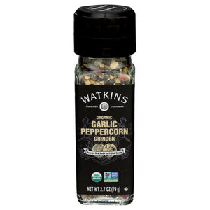 Watkins, Oragnic Garlic Pepercorn Grinder, 2.7 Oz (Case Of 3)