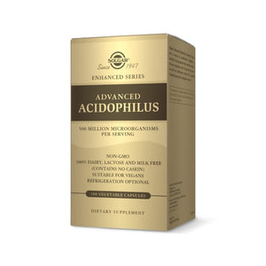 Solgar, Advanced Acidophilus Vegetable Capsules, 100 V Caps