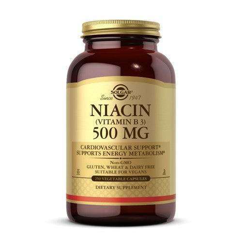 Solgar, Niacin (Vitamin B3), 500 mg, 250 V Caps