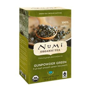 Numi Tea, Organic Tea, Gunpowder Green 18 Tea Bags