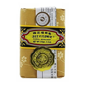 BEE & FLOWER SOAP, Bar Soap Sandalwood, 4.4 oz