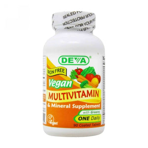 Vegan, Multivitamin Without Iron 90 Tab by Deva Vegan Vitamins