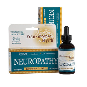 Frankincense & Myrrh, Neuropathy Rubbing Oil, 2 Oz