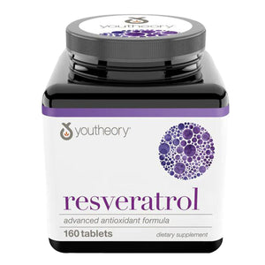 Youtheory, Resveratrol Advanced, 160 Tabs