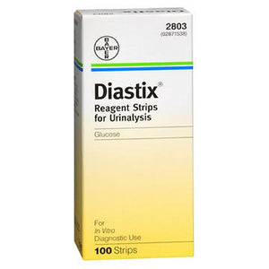 Keto-Diastix, Bayer Diastix Reagent Strips For Urinalysis, 100 each