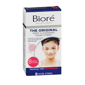Biore, Biore Deep Cleansing Pore Strips For Nose, 8 each