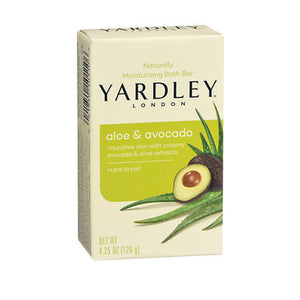 Yardley, Yardley London Naturally Moisturizing Bar Soap, Fresh Aloe 4.25 oz