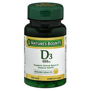 Natures Bounty Vitamin D 100 tabs by Sundown Naturals