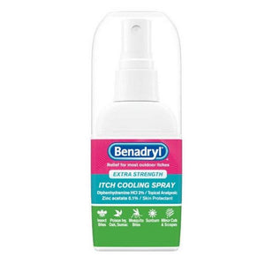 Benadryl, Benadryl Itch Relief Spray Extra Strength, Count of 1