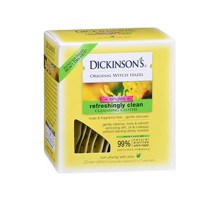 Dickinsons, Dickinsons Original Witch Hazel Oil Controlling Towelettes, 20 ct