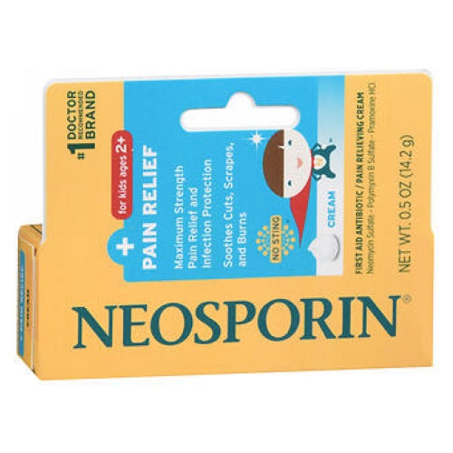 Neosporin, Plus Pain Relief Cream Kids, 0.5 Oz