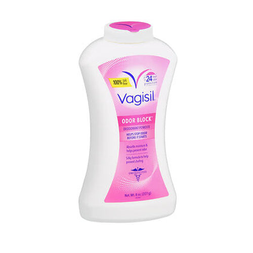 Vagisil, Odor Block Deodorant Powder, 8 Oz