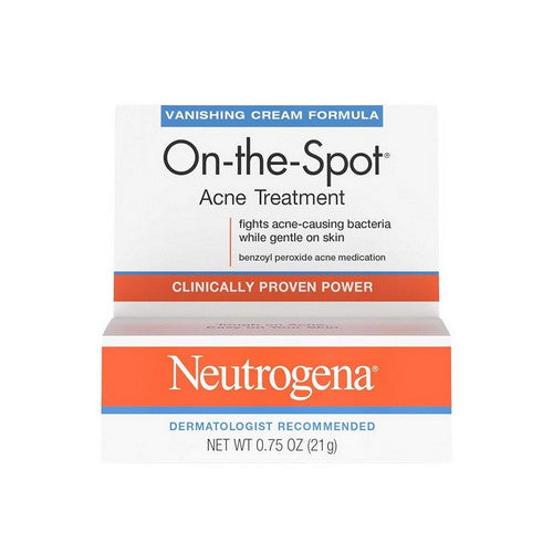 Neutrogena, On-The-Spot Acne Treatment Vanishing Cream Formula, 0.75 oz