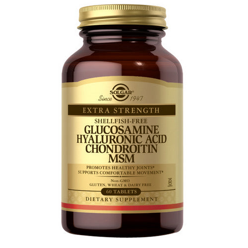 Solgar, Glucosamine Hyaluronic Acid Chondroitin Msm, 60 Tabs