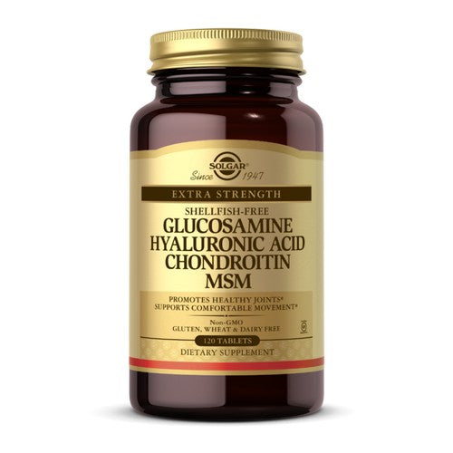 Solgar, Glucosamine Hyaluronic Acid Chondroitin Msm, 120 Tabs