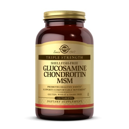 Solgar, Glucosamine Chondroitin Msm Triple Strength, 120 Tabs