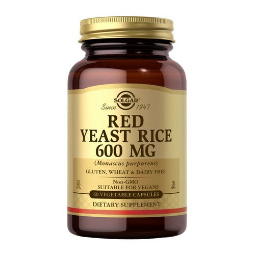Solgar, Red Yeast Rice, 600 mg, 60 Veg Caps