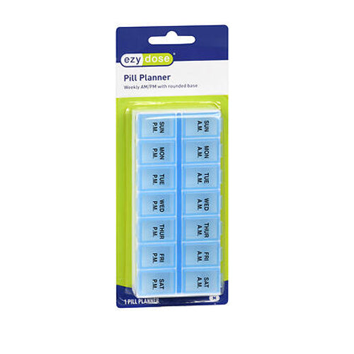 Ezy Dose, Pill Planner Weekly Am & Pm With Rounded Base Medium, 1 Each