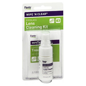 Flents, Wipe 'N Clear Eyeglass Lens Cleaning Kit, 1 each