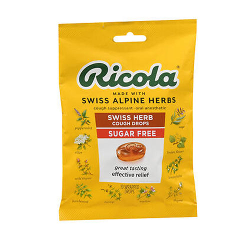 Ricola, Cough Drops Sugar Free Swiss Herb, 19 Count