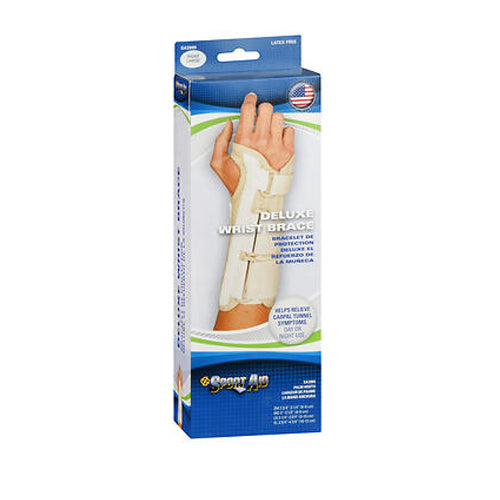 Sport Aid, Deluxe Wrist Brace Right Large, 1 Each