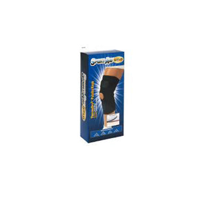 Sport Aid, Knee Wrap Thermadry Open Patella S-A Gold Medium, 1 Each