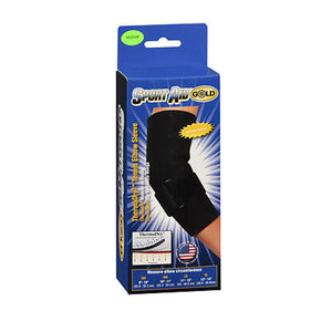Sport Aid, Elbow Tennis Sleeve Therma-Dry S-A Gold Medium, 1 Each