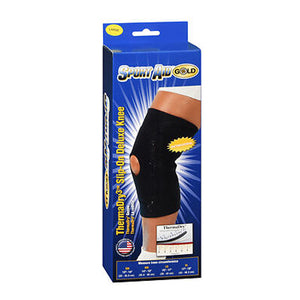 Sport Aid, Gold ThermaDry3 Slip-On Deluxe Knee Support Large, 1 Each