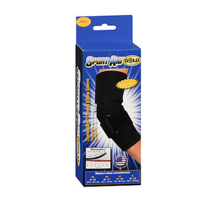 Sport Aid, Elbow Tennis Sleeve Therma-Dry S-A Gold Small, 1 Each