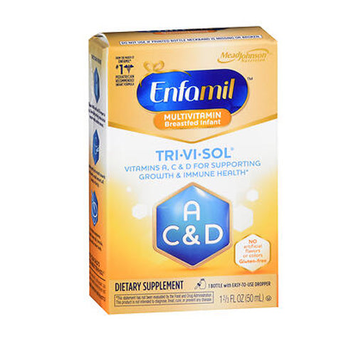 Enfamil, Tri-Vi-Sol Vitamins A C And D Drops, 50 ml