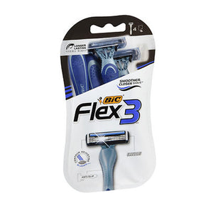 Bic, Flex 3 Shavers For Men, 4 each